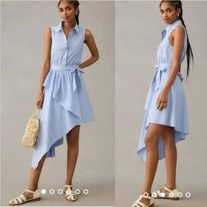 Anthropology/Maeve Asymmetrical Wrap Dress